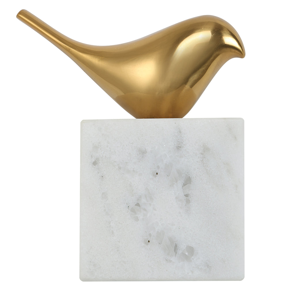Uttermost Flying Solo Bird Wall Decor 04340 Brass ,Marble