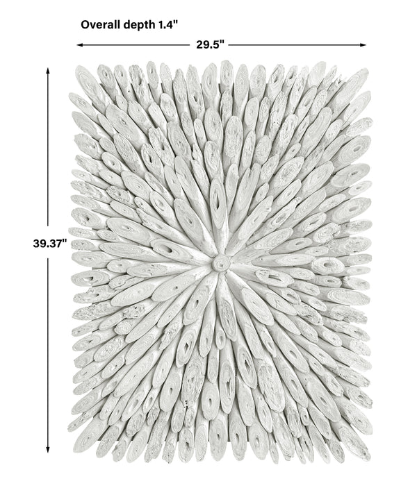 Uttermost Bahama Wood Whitewashed Wall Decor 04342 DRIFTWOOD, AND PLYWOOD