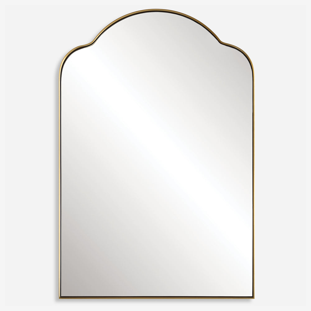 Uttermost Sidney Arch Mirror 09896 STAINLESS STEEL,MDF,GLASS