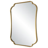 Uttermost Athena Brushed Brass Mirror 09904 STAINLESS STEEL,MIRROR,MDF