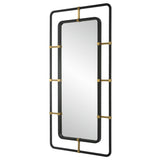 Uttermost Escapade Industrial Mirror 09905 STAINLESS STEEL,MIRROR,MDF