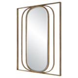 Uttermost Replicate Contemporary Oval Mirror 09897 MIRROR,IRON,MDF