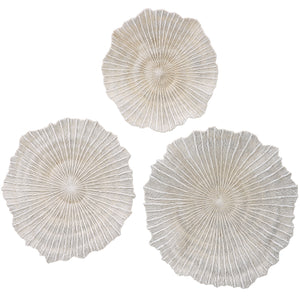 Uttermost Ocean Gems Coral Wall Decor, Set/3 04351 POLYRESIN
