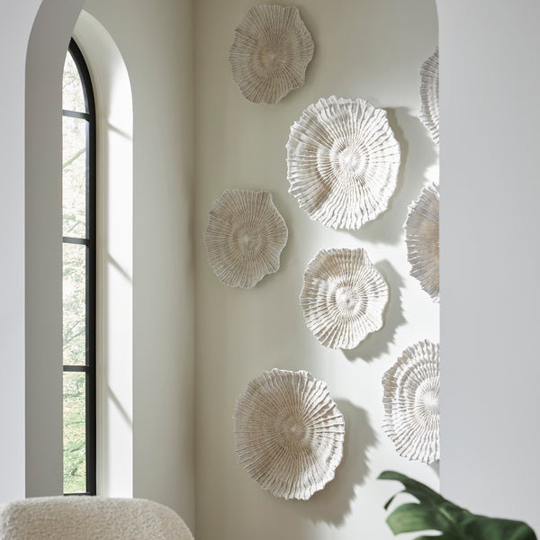 Uttermost Ocean Gems Coral Wall Decor, Set/3 04351 POLYRESIN
