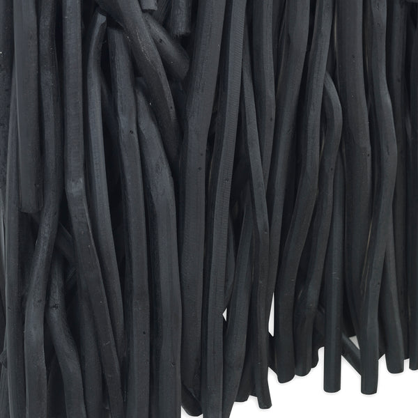 Uttermost Gathered Teak Square Black Wood Wall Decor 04353 TEAK BRANCH