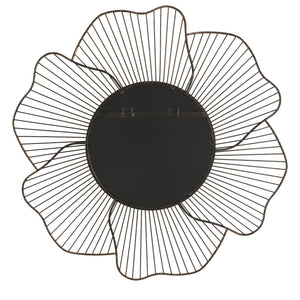 Uttermost Blossom Gold Floral Mirror 09912 STEEL, MIRROR,MDF