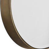 Uttermost Lago Oval Gold Mirror 09914 Iron+Mirror