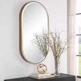 Uttermost Lago Oval Gold Mirror 09914 Iron+Mirror