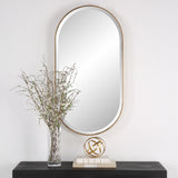 Uttermost Lago Oval Gold Mirror 09914 Iron+Mirror