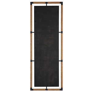 Uttermost Melville Iron & Rope Tall Mirror 09925 MIRROR, IRON, MDF, ROPE