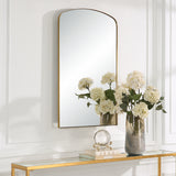 Uttermost Tordera Brass Arch Mirror 09923 STAINLESS STEEL,MDF,GLASS