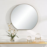 Uttermost Cabell Small Brass Mirror 09922 METAL,STAINLESS STEEL,GLASS