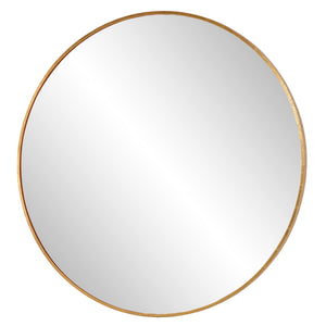 Uttermost Junius Large Gold Round Mirror 09928 MIRROR, MDF, IRON