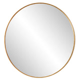 Uttermost Junius Large Gold Round Mirror 09928 MIRROR, MDF, IRON