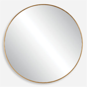 Uttermost Junius Large Gold Round Mirror 09928 MIRROR, MDF, IRON