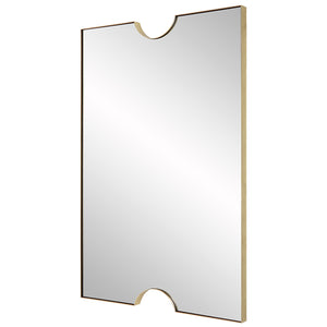 Uttermost Ticket Gold Vanity Mirror 09933 IRON, MIRROR, MDF