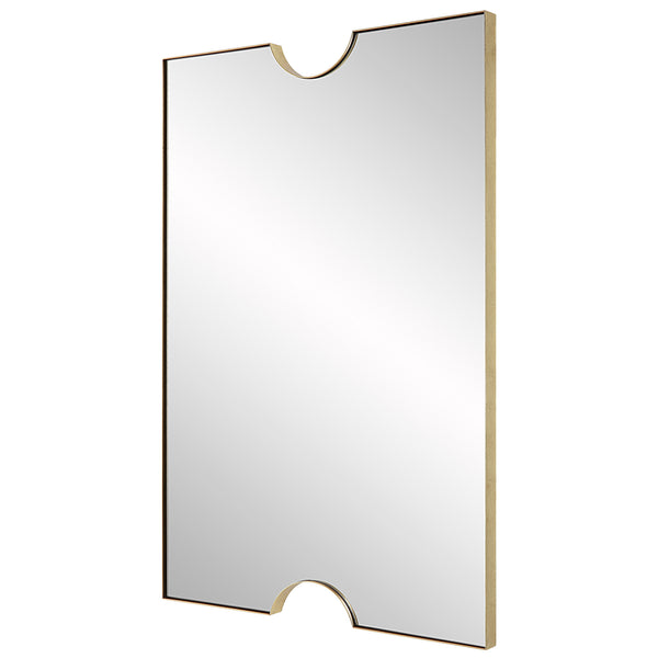 Uttermost Ticket Gold Vanity Mirror 09933 IRON, MIRROR, MDF