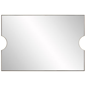Uttermost Ticket Gold Vanity Mirror 09933 IRON, MIRROR, MDF