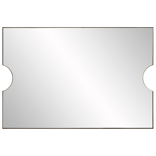 Uttermost Ticket Gold Vanity Mirror 09933 IRON, MIRROR, MDF