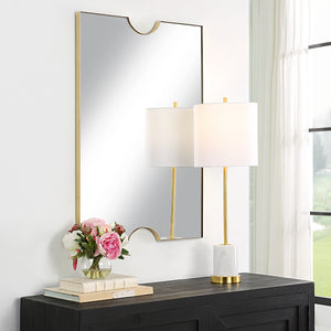 Uttermost Ticket Gold Vanity Mirror 09933 IRON, MIRROR, MDF
