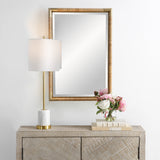 Uttermost Kampar Vanity Mirror 09934 IRON, MIRROR, MDF, RATTAN