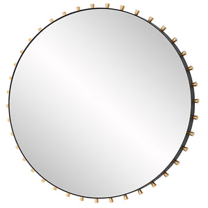 Uttermost Cosmopolitan Round Mirror 09936 IRON, MIRROR, MDF, ALUMINIUM ALLOY