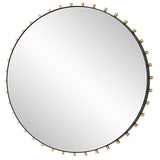 Uttermost Cosmopolitan Round Mirror 09936 IRON, MIRROR, MDF, ALUMINIUM ALLOY