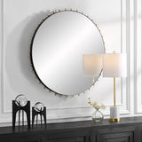 Uttermost Cosmopolitan Round Mirror 09936 IRON, MIRROR, MDF, ALUMINIUM ALLOY