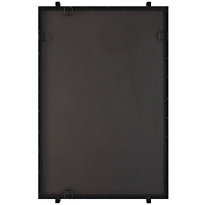 Uttermost Ladonna Rods Mirror 09937 MIRROR, MDF, IRON, ACRYLIC