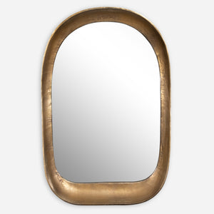 Uttermost Bradano Brass Arch Mirror  07086 Cast Aluminum, Glass, MDF