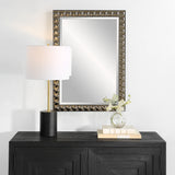 Uttermost Silvio Tiled Vanity Mirror 09944 IRON, CERAMIC, MIRROR, MDF