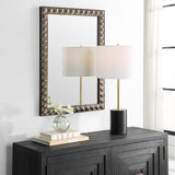 Uttermost Silvio Tiled Vanity Mirror 09944 IRON, CERAMIC, MIRROR, MDF