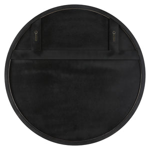 Uttermost Sele Oversized Round Mirror 09949 MIRROR, MDF, BEECH