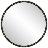 Uttermost Sele Oversized Round Mirror 09949 MIRROR, MDF, BEECH