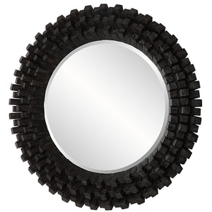Uttermost Circle Of Piers Round Mirror 09920 FIR, MIRROR, MDF