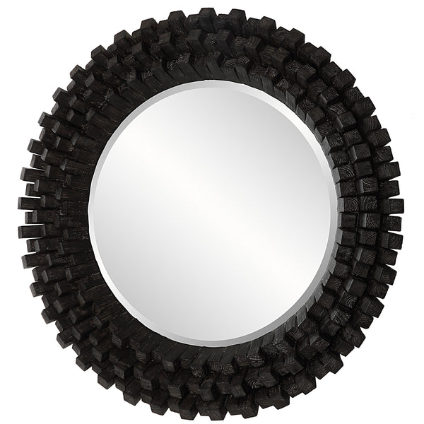 Uttermost Circle Of Piers Round Mirror 09920 FIR, MIRROR, MDF