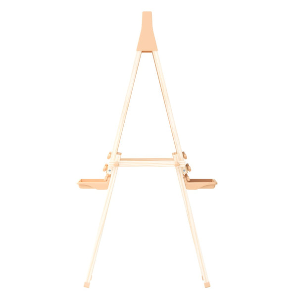 English Elm Bright Beginnings Freestanding Art Easel with Chalkboard, Dry-Erase Board & Paper Roller for Classrooms MK-ART-9000-GG