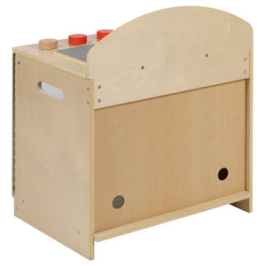 English Elm Hercules Children's Wooden Kitchen Stove - Safe, Durable Playset for Imaginative Role Play & Learning MK-DP001-GG