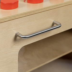 English Elm Hercules Children's Wooden Kitchen Stove - Safe, Durable Playset for Imaginative Role Play & Learning MK-DP001-GG