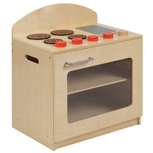 English Elm Hercules Children's Wooden Kitchen Set - Safe Play Stove, Sink & Refrigerator for Endless Fun! MK-DP00KTCHN-GG