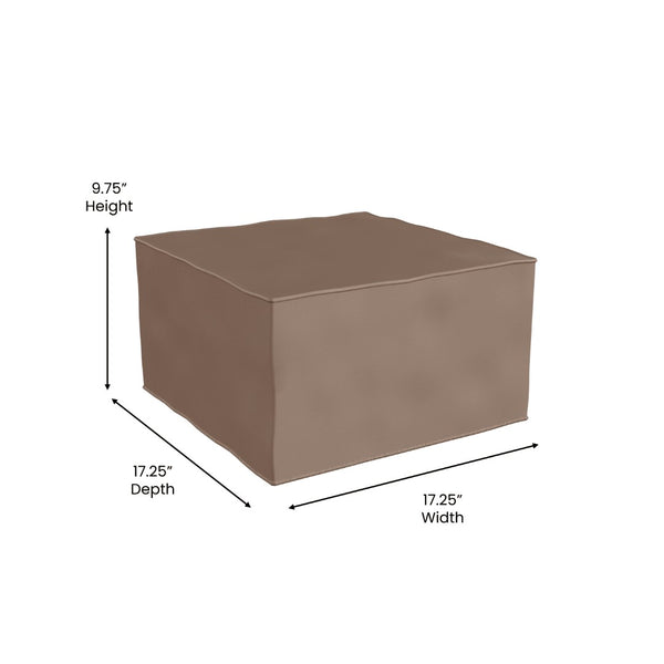 English Elm Bright Beginnings 1-Seater Modular Soft Seating Chair/Ottoman for Classrooms - Durable, Easy-Clean MK-KE15679-GG