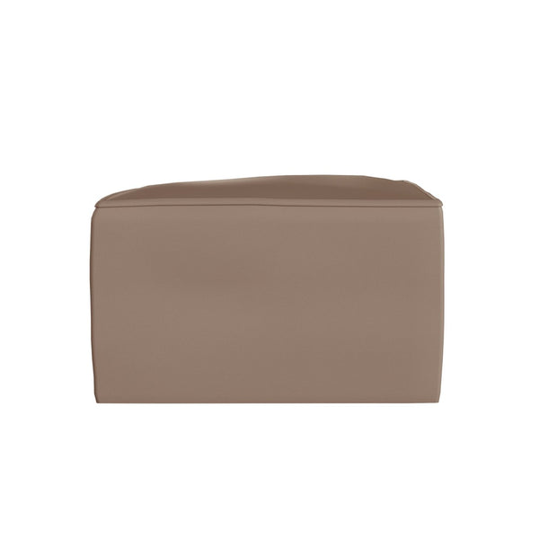 English Elm Bright Modular Classroom Soft Seating Chair - Backless Corner Design, Neutral Vinyl, Easy Clean! MK-KE15686-GG