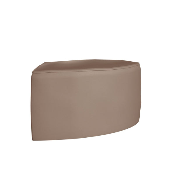 English Elm Bright Modular Classroom Soft Seating Chair - Backless Corner Design, Neutral Vinyl, Easy Clean! MK-KE15686-GG