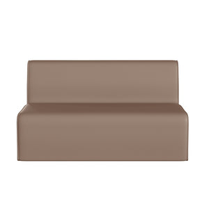 English Elm Bright Modular Classroom Soft Seating - Commercial Grade 2-Seater Sofa, Easy-Clean, Safe Design MK-KE15709-GG