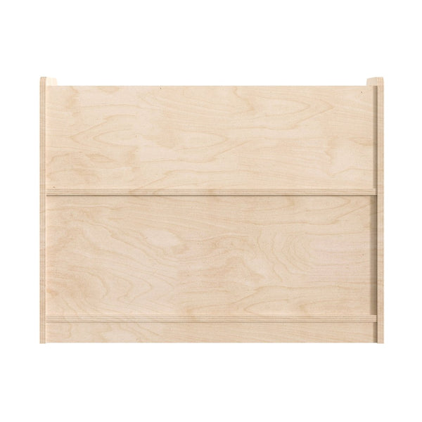 English Elm Bright Beginnings 2-Shelf Wooden Classroom Display Shelf - Sturdy, Safe, and Stylish Storage Solution MK-KE19226-GG