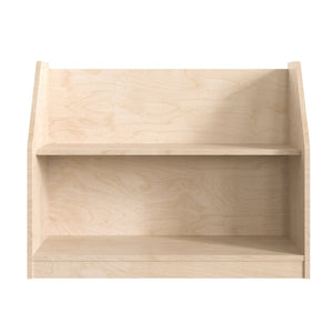 English Elm Bright Beginnings 2-Shelf Wooden Classroom Display Shelf - Sturdy, Safe, and Stylish Storage Solution MK-KE19226-GG