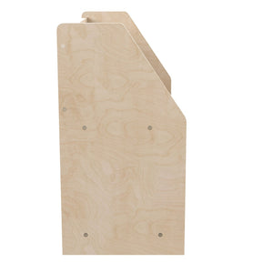 English Elm Bright Beginnings 2-Shelf Wooden Classroom Display Shelf - Sturdy, Safe, and Stylish Storage Solution MK-KE19226-GG