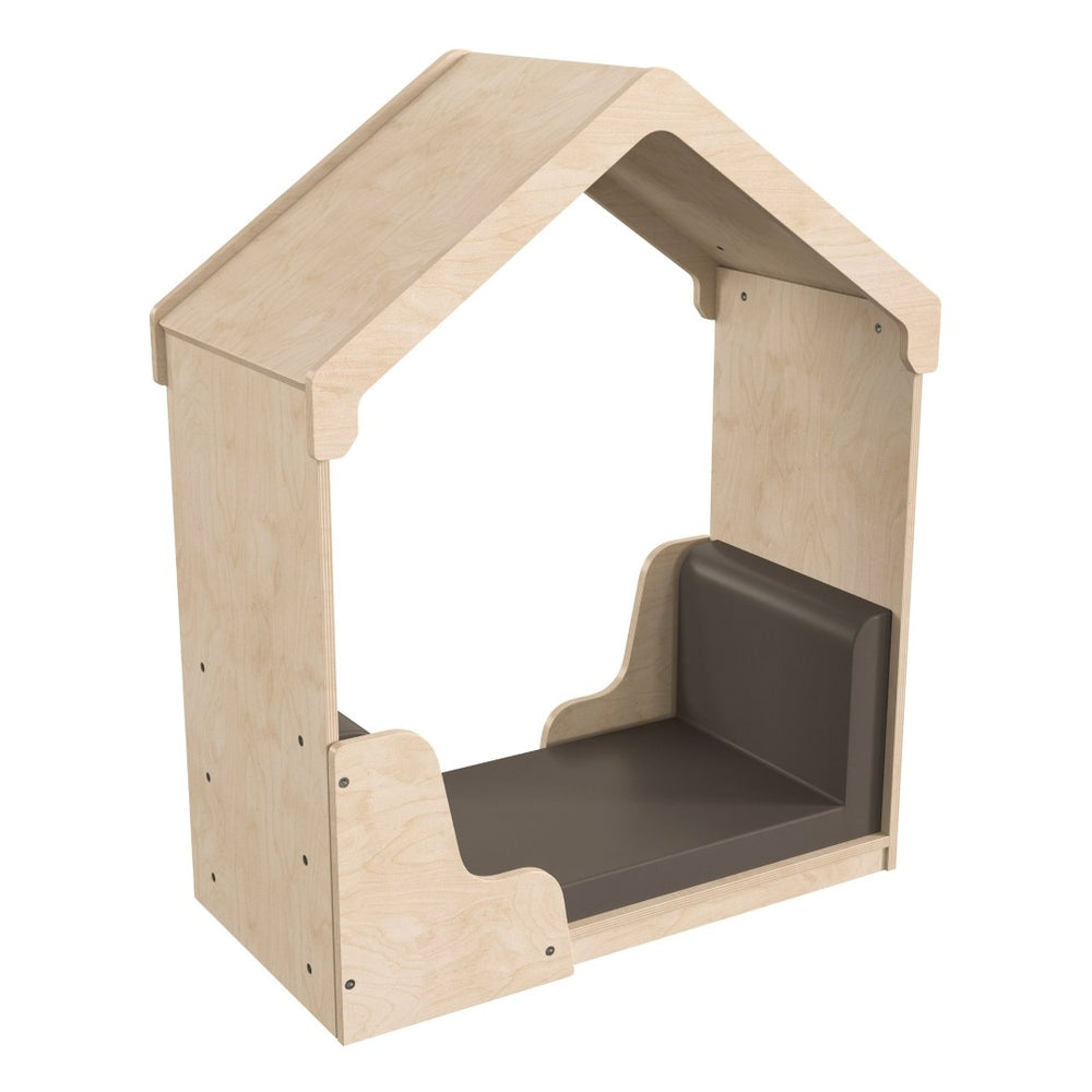 English Elm Bright Beginnings Commercial Grade Quiet Corner Nook with Soft Padded Seating for Kids' Reading Time MK-KE19806-GG