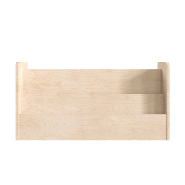 English Elm Bright Beginnings Double-Sided 2-Tier Classroom Book Display Shelf | Kid-Safe, Durable, Modular Design MK-KE20772-GG