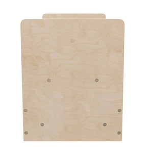 English Elm Bright Beginnings Double-Sided 2-Tier Classroom Book Display Shelf | Kid-Safe, Durable, Modular Design MK-KE20772-GG